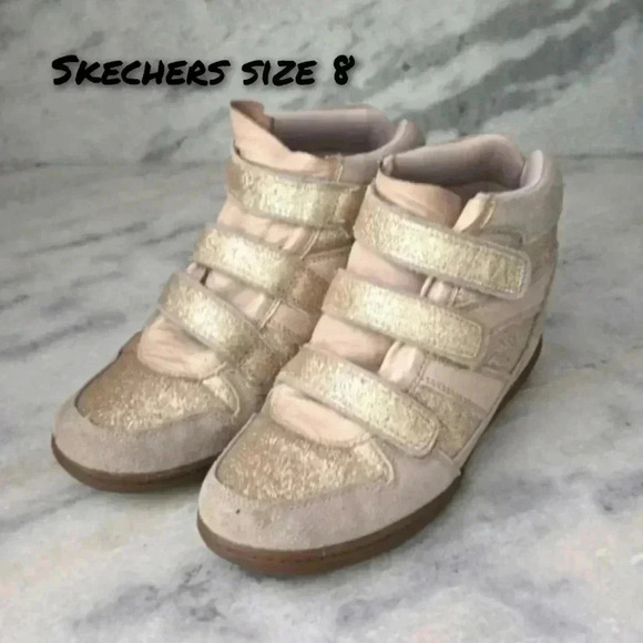 Skechers women platform sneakers size 8 - Picture 1 of 13